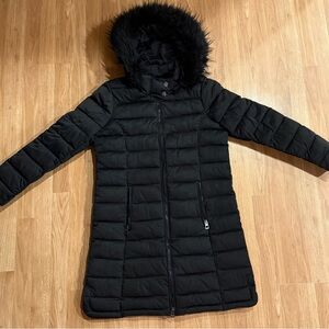 Arctic Expedition Quilted Puffer Parka - Black - Large